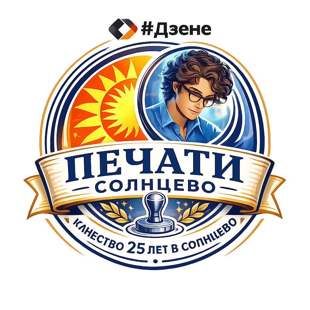 Изготовление печатей и штампов в Солнево. Срочно за час.