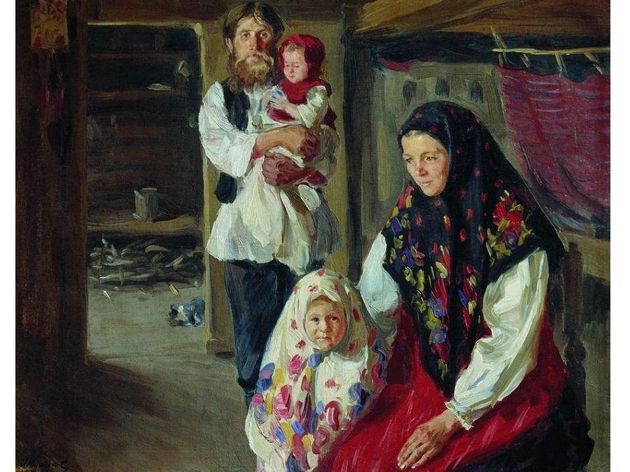 И. С. Куликов, «Семья лесника», 1909 год. Источник: https://ruvera.ru/gallery/portret