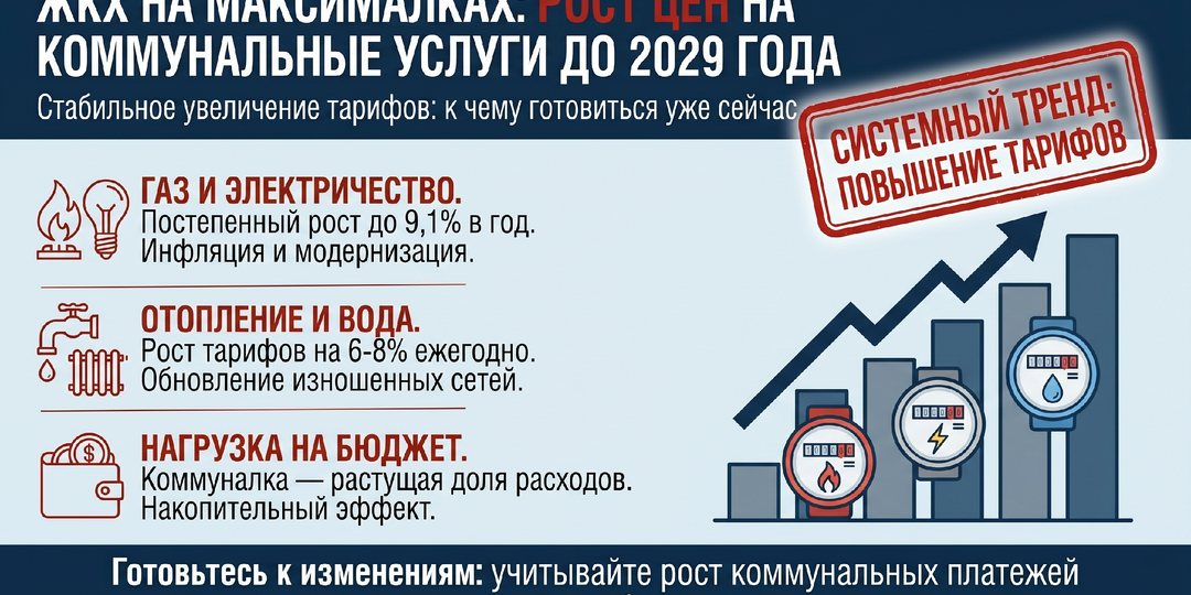 Цены на коммуналку опять вырастут