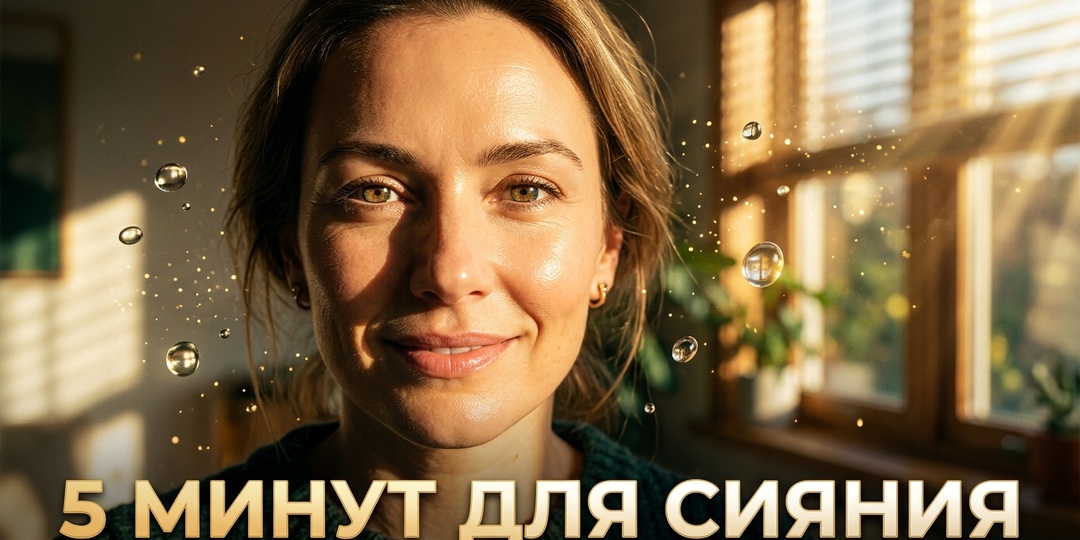 Никогда не игнорируйте кожу: 5 минут утром для сияния лица после 40