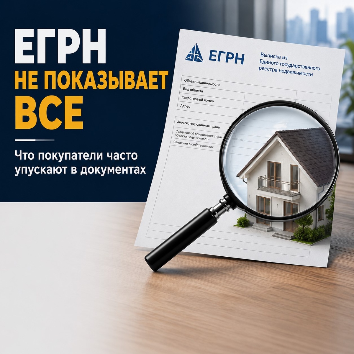 ЕГРН не показывает все. Что покупатели часто упускают в документах