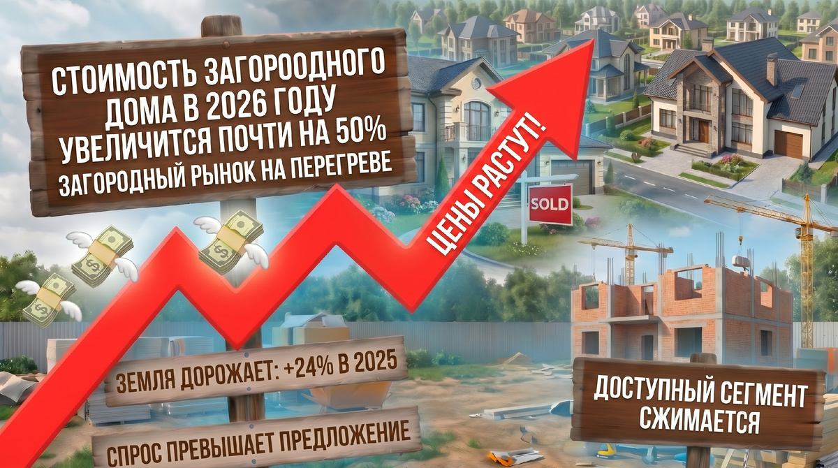 Стоимость загородного дома в 2026 году - СК АССЕТ