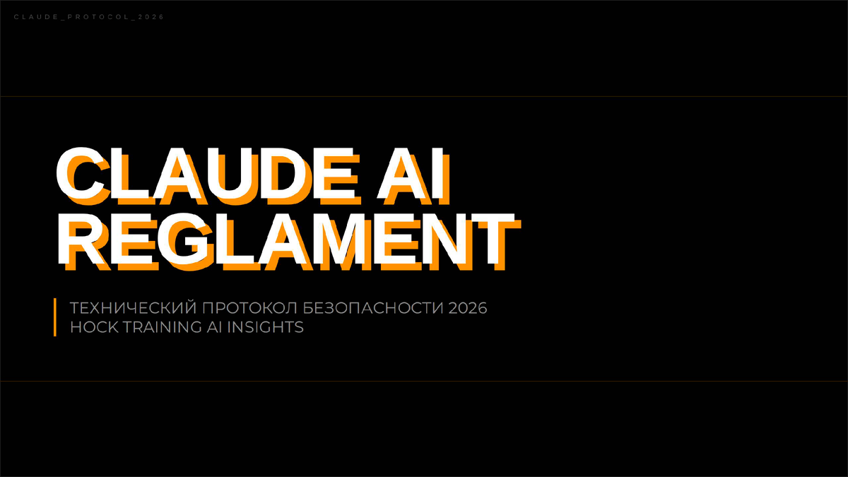 Claude AI Reglament