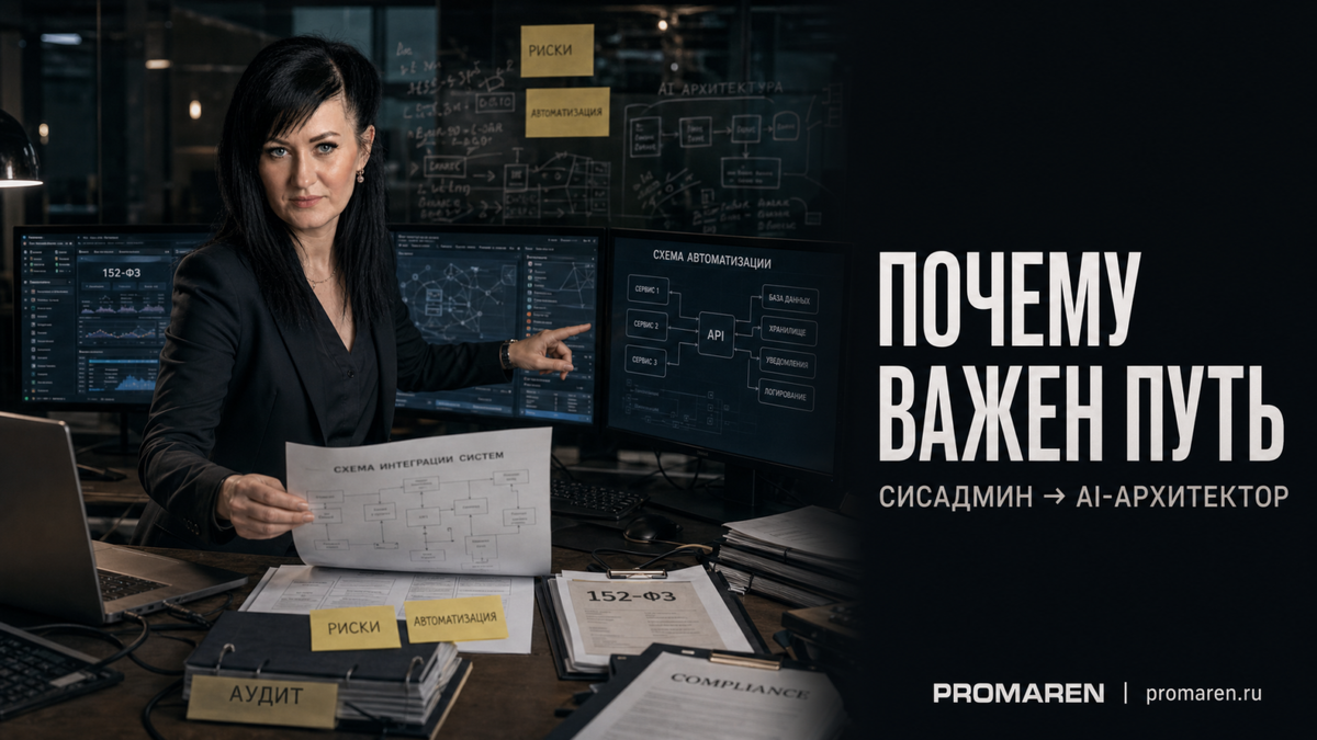    AI-архитектор для бизнеса: почему путь специалиста влияет на результат | Марина Погодина, PROMAREN Марина Погодина