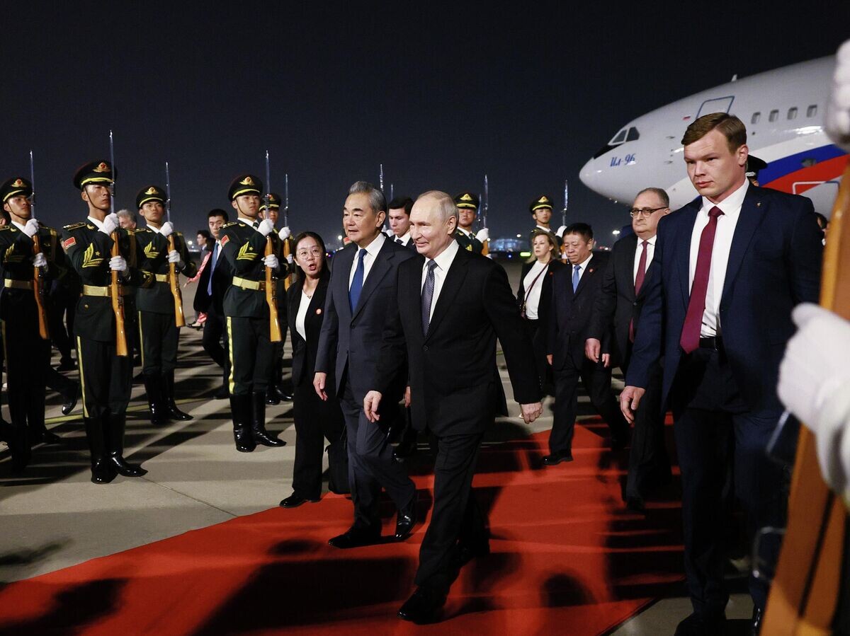    Президент Владимир Путин прибыл в Китай | © РИА Новости / POOL