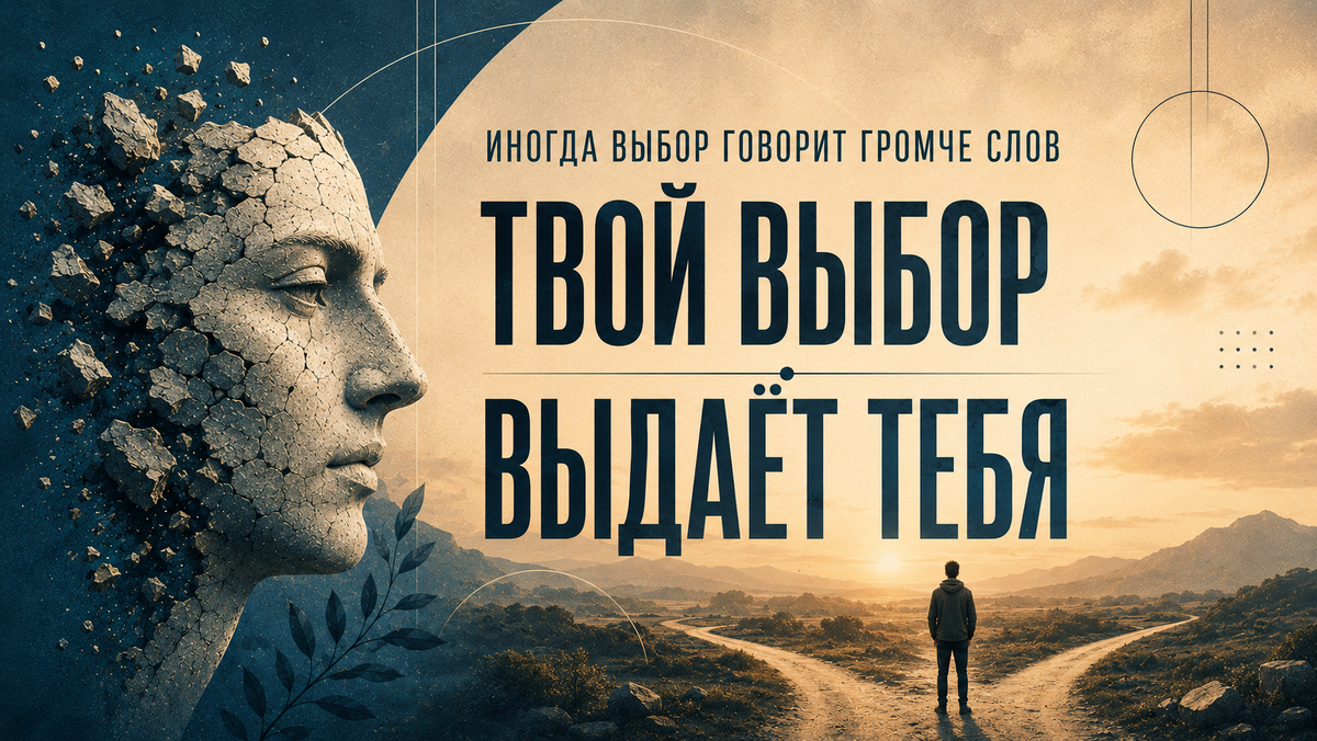 Иногда мы выбираем не вариант. Мы выбираем то, чего боимся меньше.