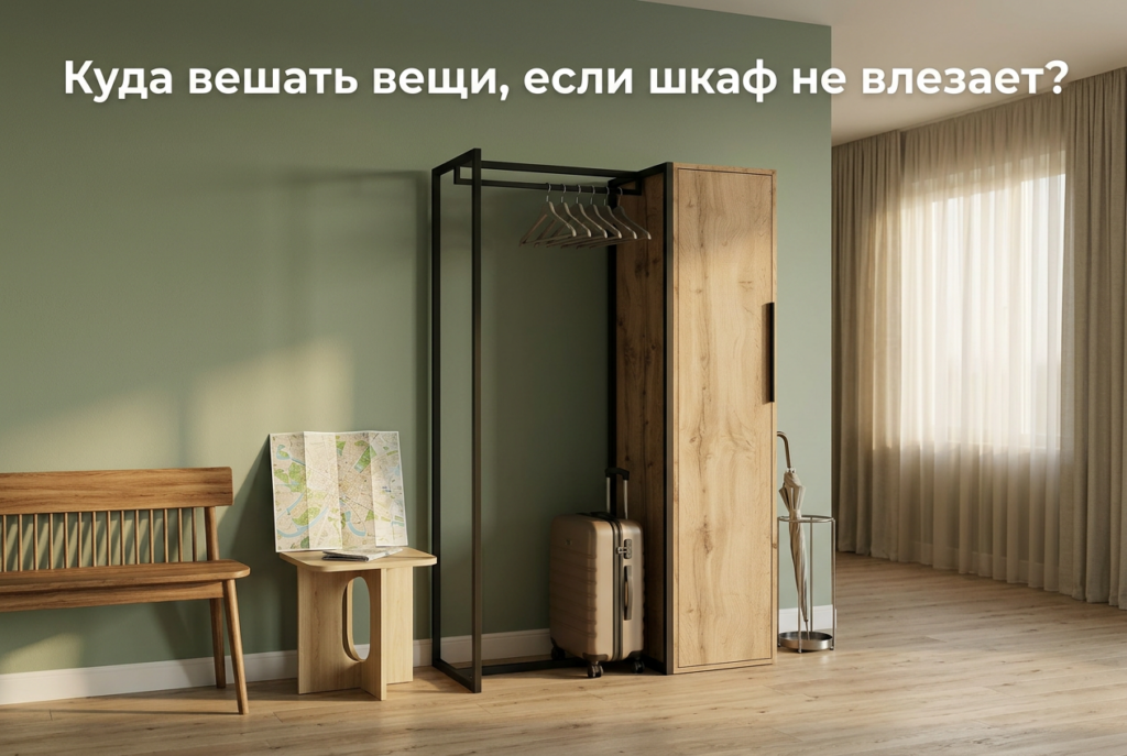    5 функциональных альтернатив обычным плечикам для экономии места GROSTAT