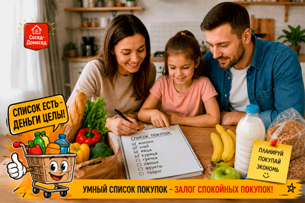 Список покупок, который реально работает – как перестать покупать всё подряд и наконец-то приходить из магазина с тем, за чем пришли 😅