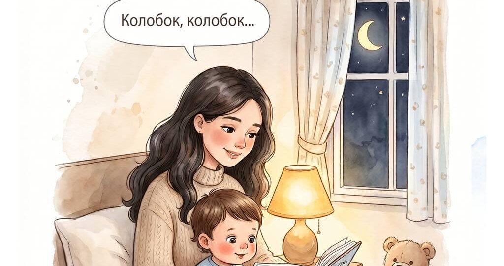 ❓ «Мам, ещё раз про колобка! Ну пожааалуйста