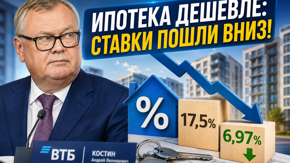 Ипотека пошла вниз: что на самом деле скрывает снижение ставок в ВТБ 