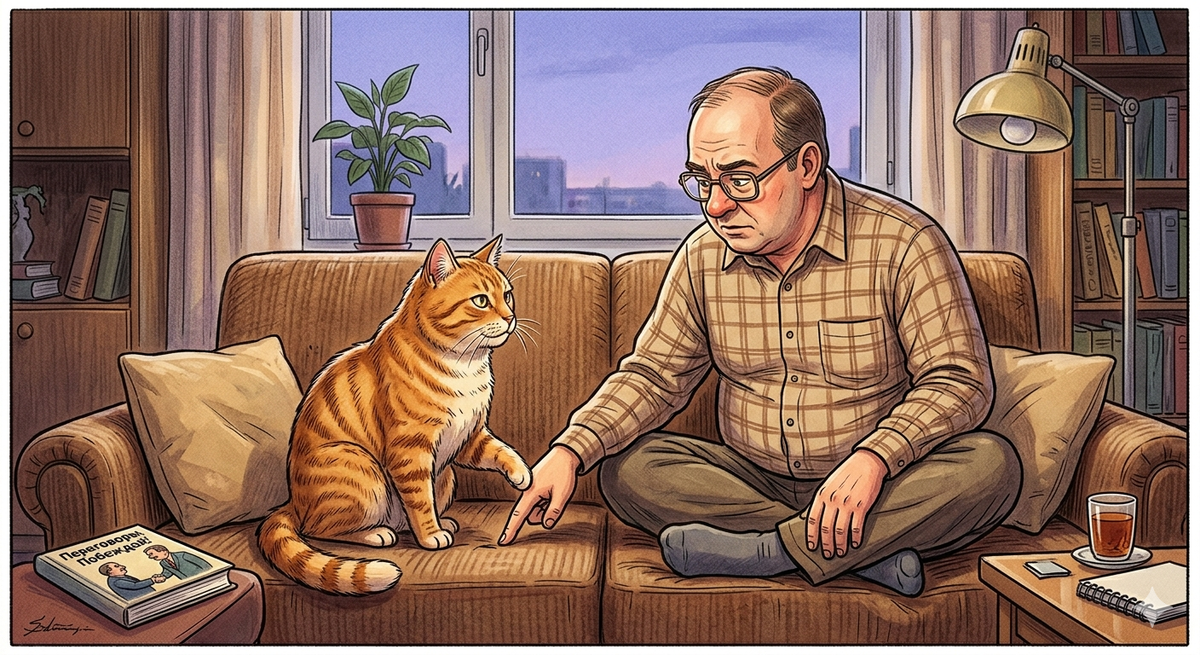 Человек который договорился с погодой.