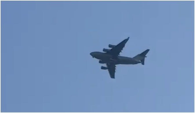 B-2 Spirit в небе над Молдавией. Скрин: соцсети
