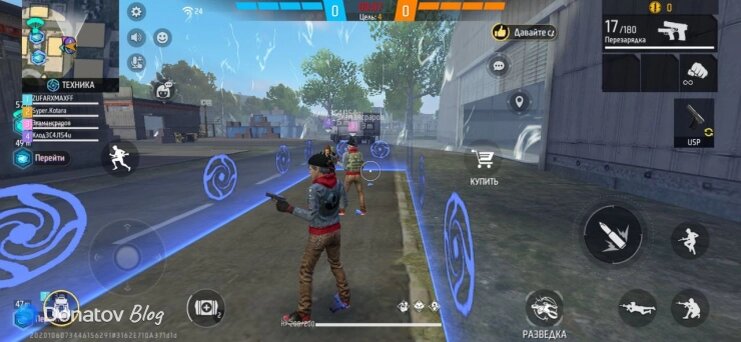    Командный бой в Free Fire