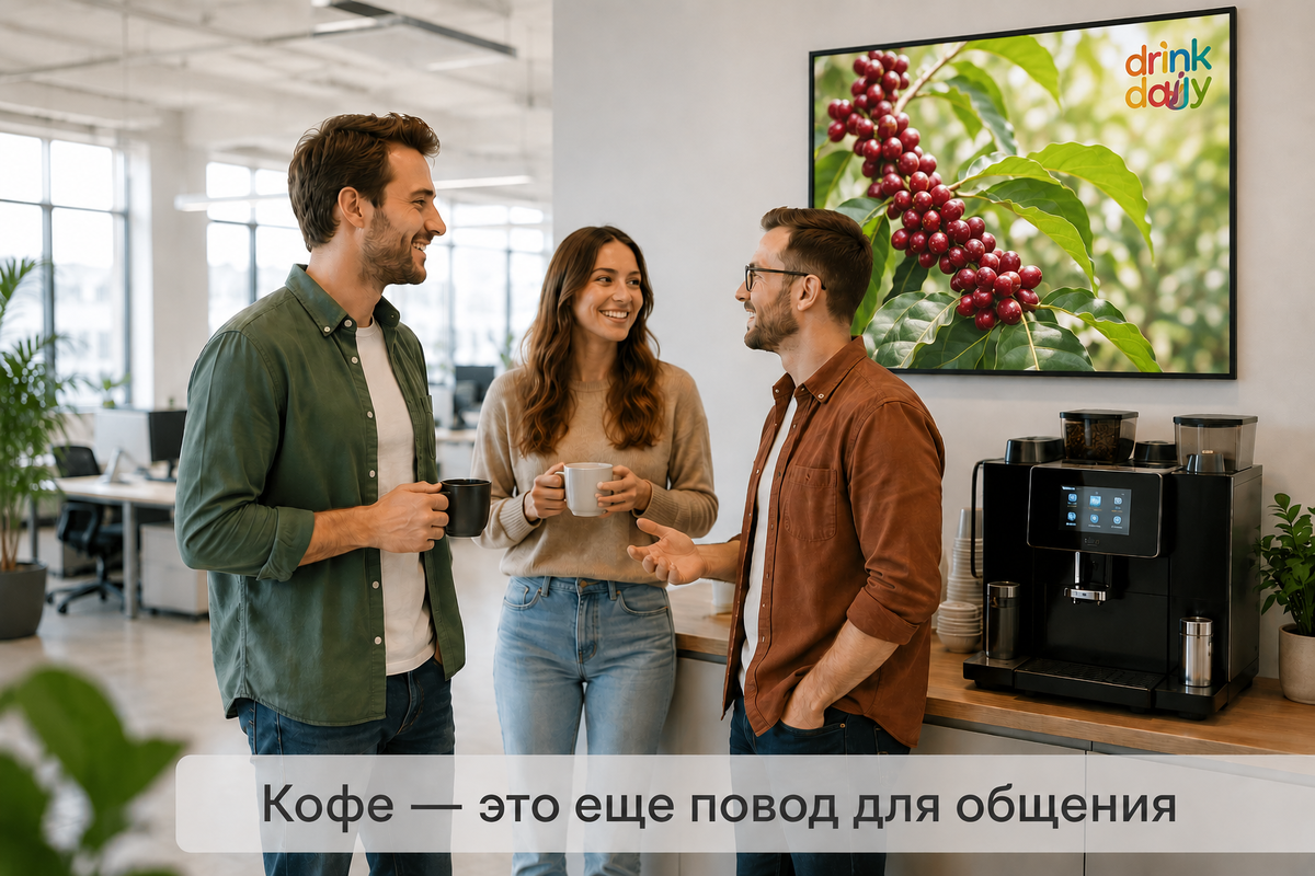 Кофе в офисе любо компании не просто напиток а незаменимая часть общения