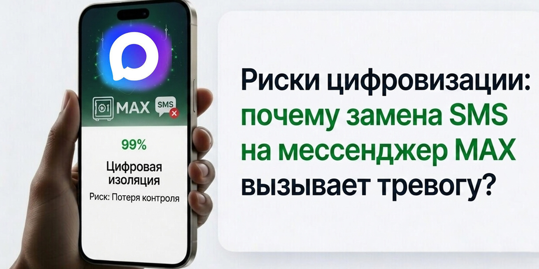 Риски цифровизации: почему замена SMS на мессенджер MAX вызывает тревогу