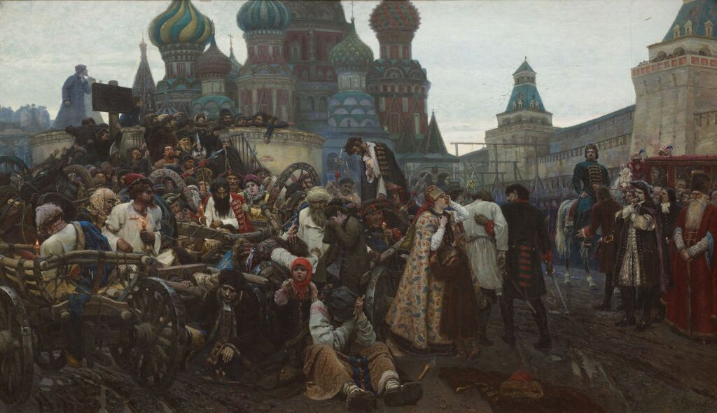 В.Суриков. "Утро стрелецкой казни". Спасибо Третьяковской галереи за фото
