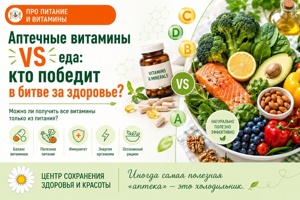 Витамины в дефиците? Разбираемся, как наполнить ими тарелку