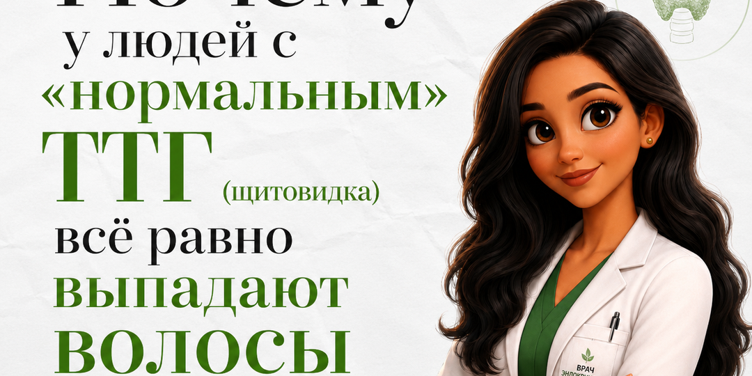 Почему у людей с «нормальным» ТТГ (щитовидка) всё равно выпадают волосы и нет сил