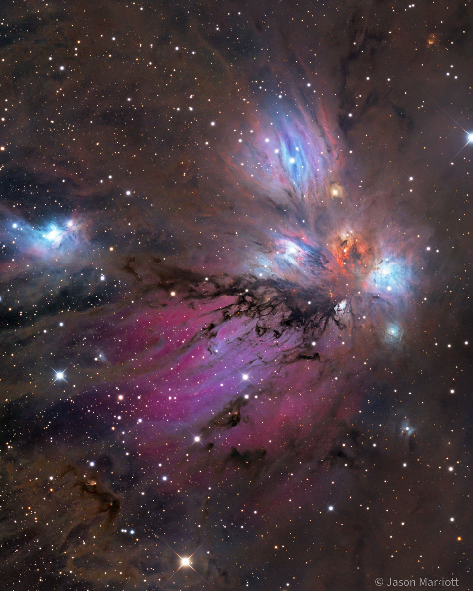 NGC 2170 или туманность Ангел. Источник: Jason Marriott