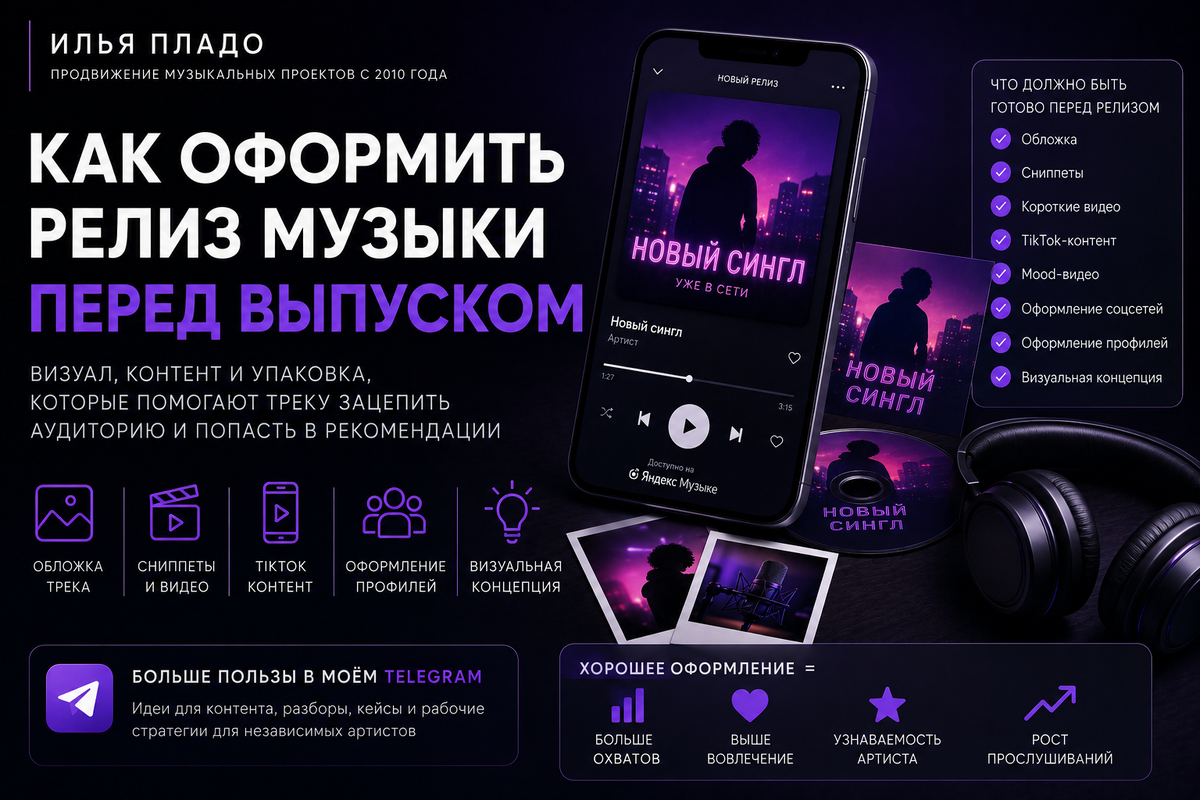 Как оформить релиз музыки перед выпуском
