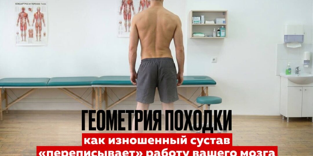 Геометрия походки: как изношенный сустав «переписывает» работу вашего мозга