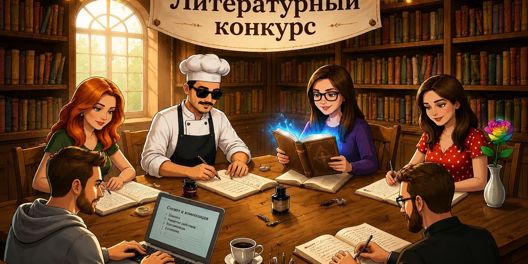 Конкурс! История о том, как мы спонтанно ввязались в литературный турнир 📝