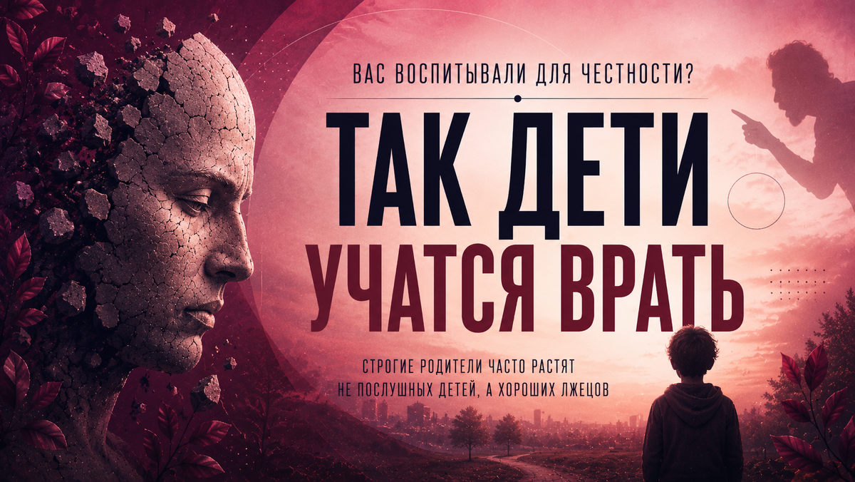 Когда ребёнок боится сказать правду, он учится не ответственности. Он учится выживанию.