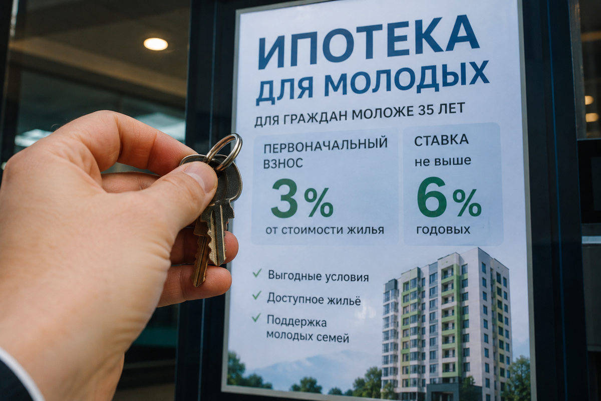    Первый взнос по ипотеке для молодёжи предложили снизить. Фото: нейросеть