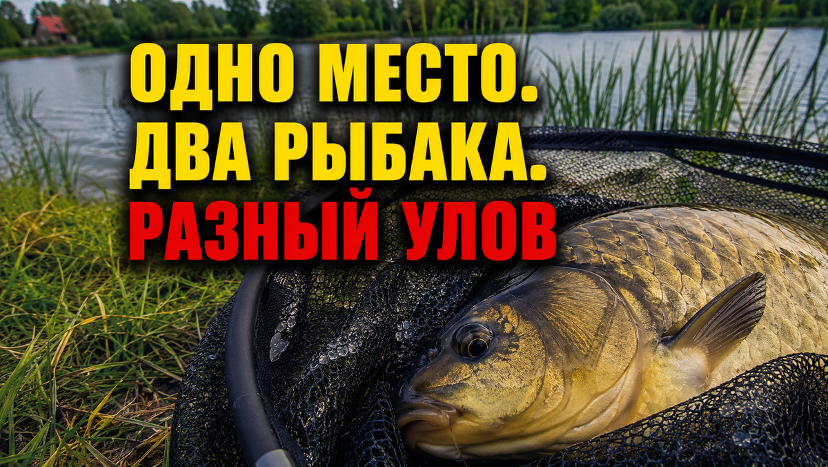 У него карась каждые 15 минут, у меня тишина два часа.