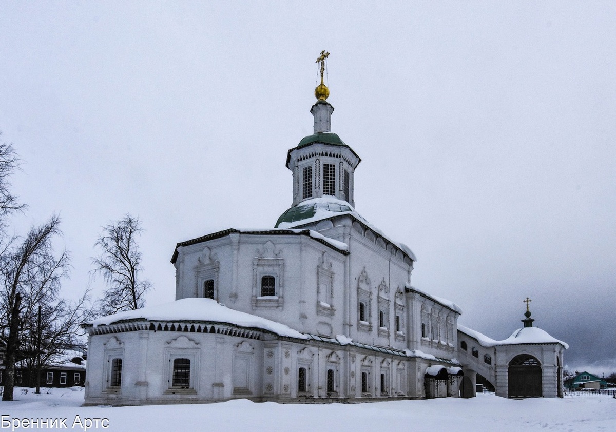 Великий Устьюг. Церковь Сергия Радонежского в Дымковской слободе. 1747 год