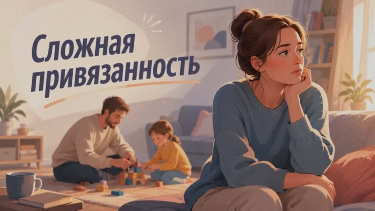    Иллюстрация к материалу: Тревожно-избегающий тип привязанности: что это и как строить отношения