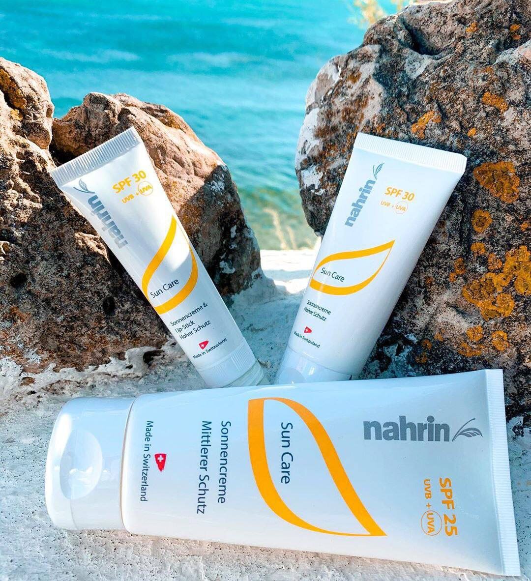 Средства солнезащитной линейки Nahrin
