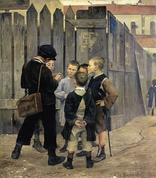 Мария Башкирцева Встреча 1884 г