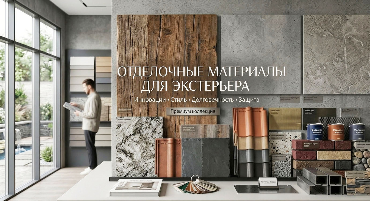 Рубрика «ОТДЕЛОЧНЫЕ МАТЕРИАЛЫ ДЛЯ ЭКСТЕРЬЕРА»