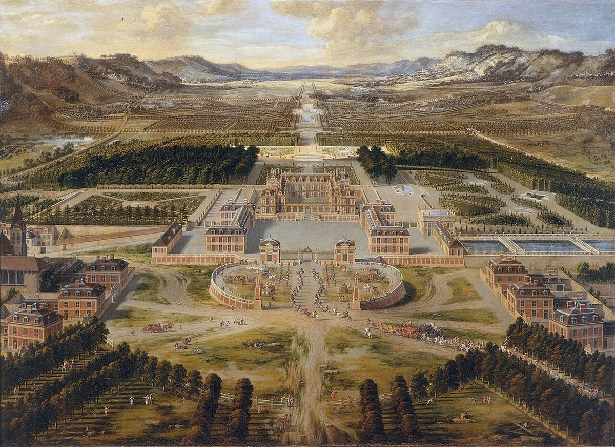 Версаль на картине Пьера Пателя (1668).