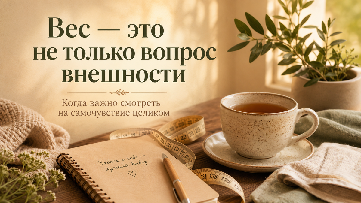 Вес — это не только вопрос внешности. Когда важно смотреть на самочувствие целиком 🌿