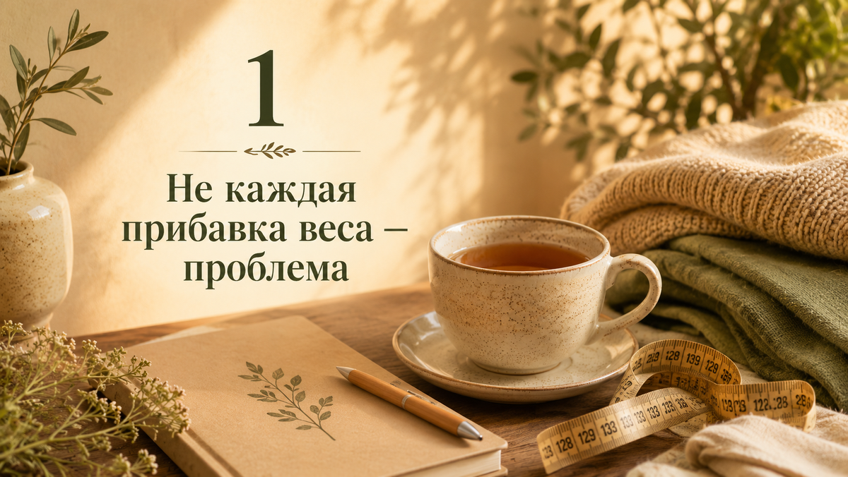 Не каждая прибавка веса говорит о проблеме
