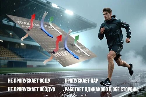 Паропроницаемость и водоупорность для гидроветрозащитных пленок