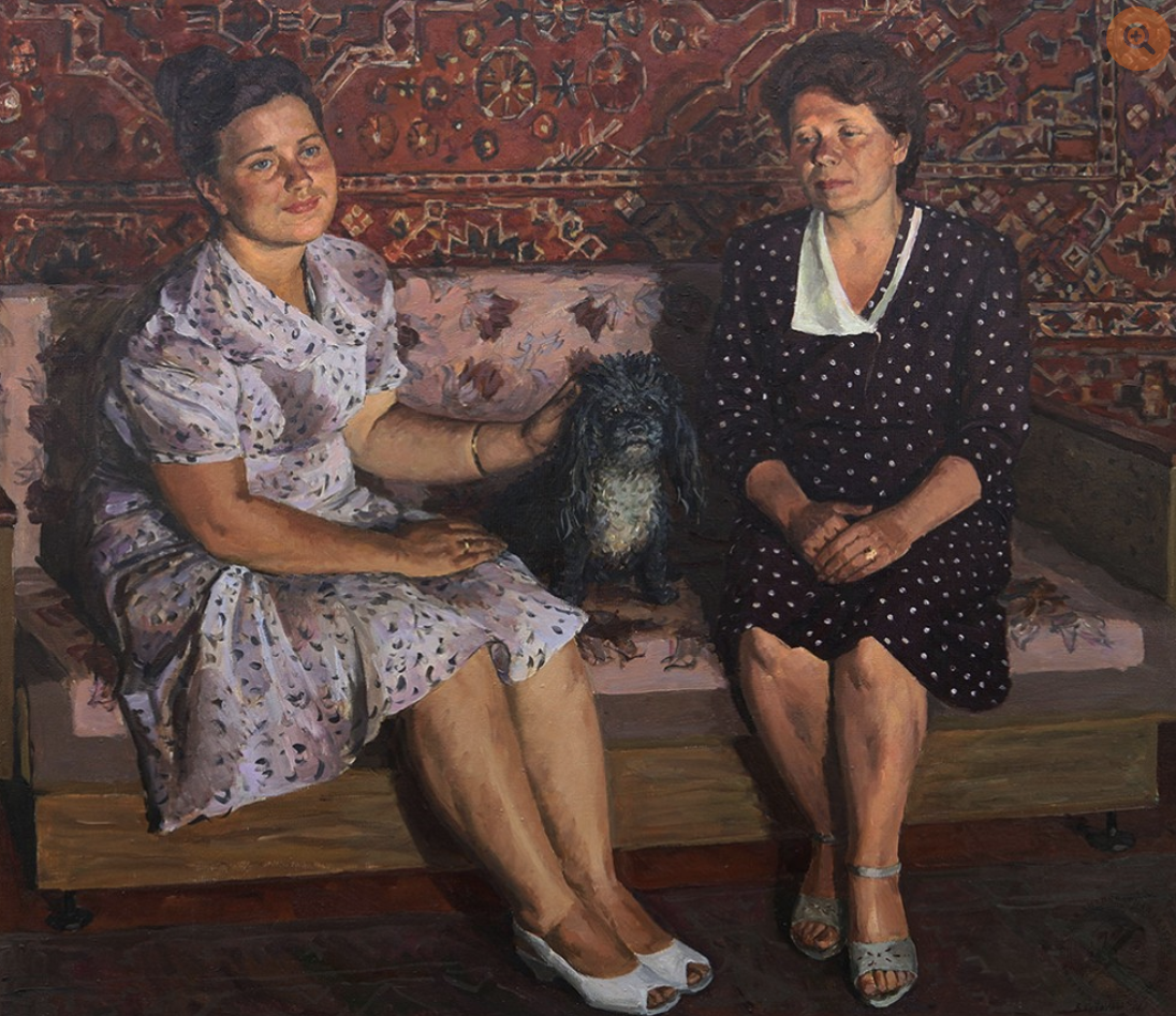 /Кулагин Борис Петрович. «Мать и дочь». 1991/