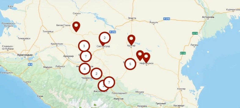 На сайте «Лемакс» есть карта с адресами официальных сервисных центров
