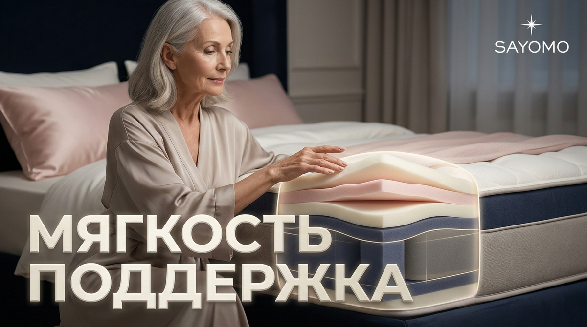    Выбираем идеальный матрас для пожилых людей. Важно найти баланс между мягкостью и необходимой поддержкой для комфортного сна. sayomosleep