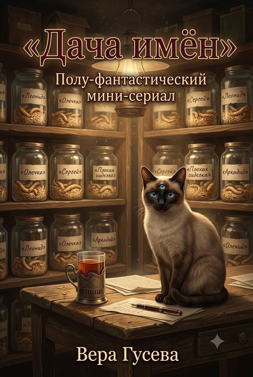 Обложка книги Веры Гусевой «Дача имён»