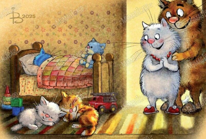 очаровательные коты Рины Зенюк