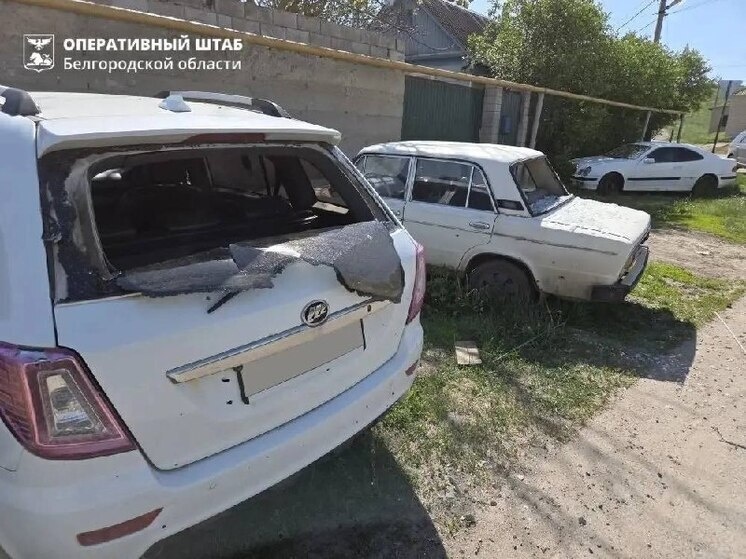     Мужчина получил травмы при атаке дрона на авто в Белгородском округе, фото: t.me/operativno31