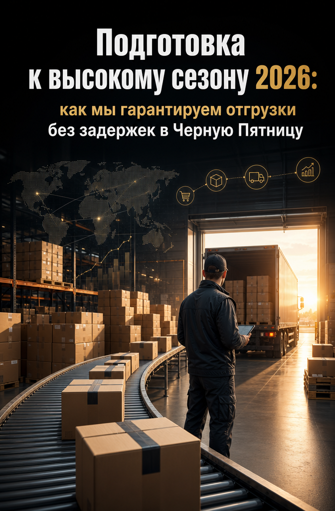    Черная Пятница 2026 без задержек: КМК Фулфилмент гарантирует логистику для маркетплейсов в высокий сезон. Как защитить поставки по FBO и FBS на Вайлдберриз от штрафов и сбоев. Ксения Курьякова