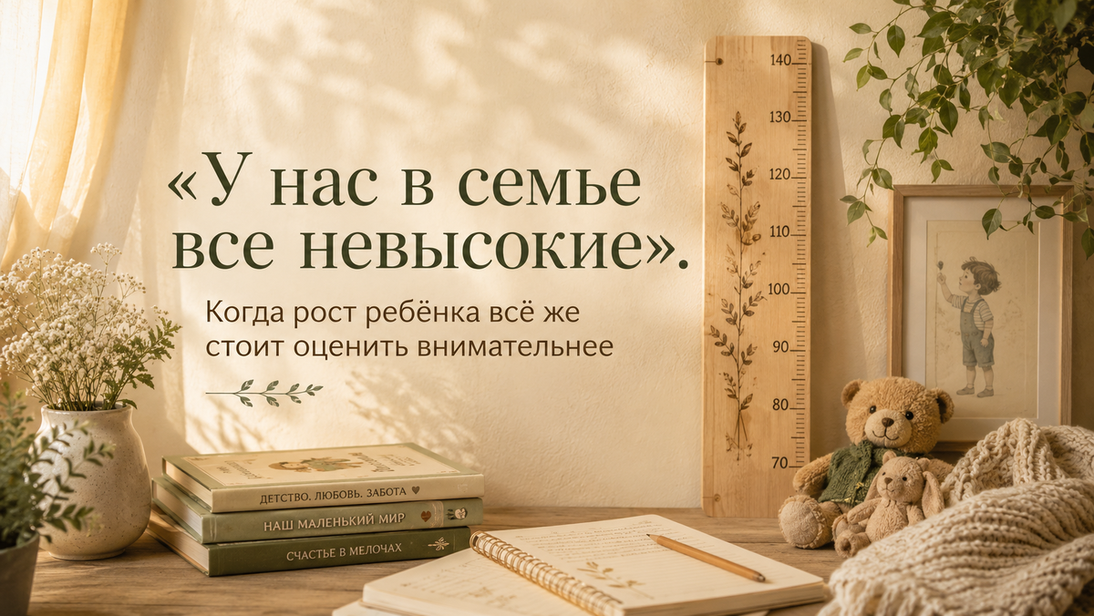 «У нас в семье все невысокие». Когда рост ребёнка всё же стоит оценить внимательнее