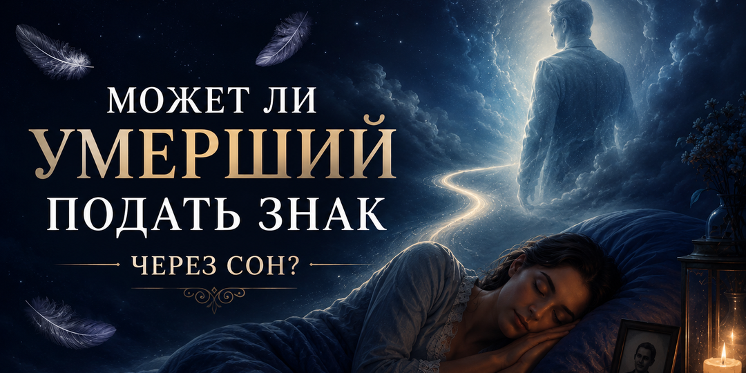 Может ли умерший подать знак через сон?