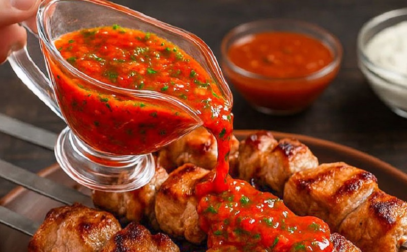 Аджика для шашлыка и жареного мяса: насыщенный вкус всего за 10 минут