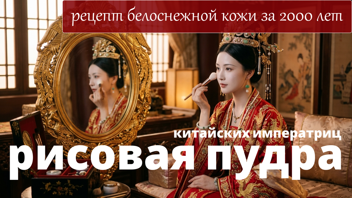 Рисовая пудра китайских императриц: рецепт белоснежной кожи за 2000 лет