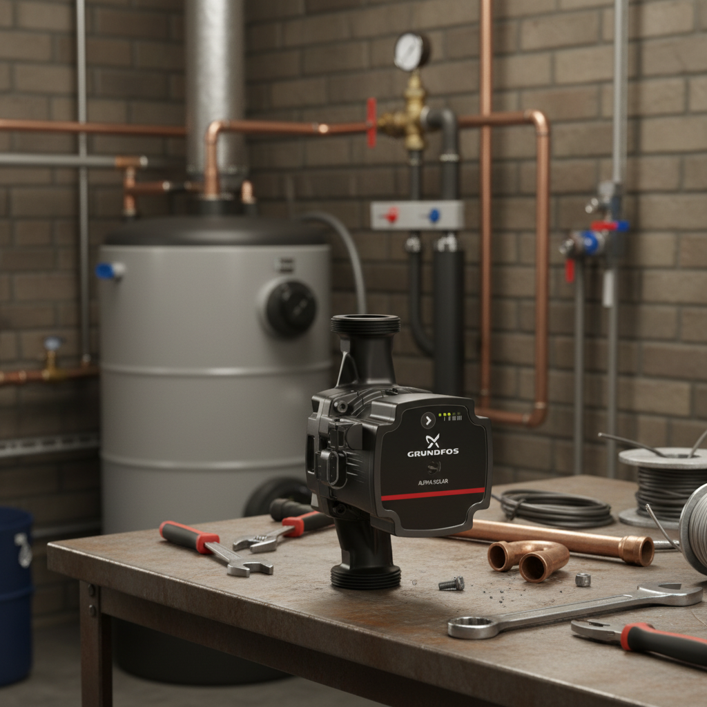 Grundfos ALPHA SOLAR 25-75 180 купить в Москве 